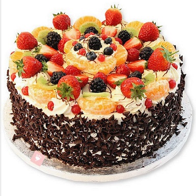 Black Forest Fruit Cake